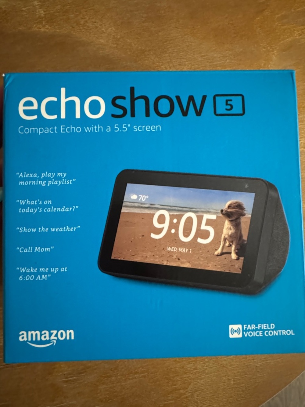 Amazon Echo Show 5 Smart Display - Blue Packaging